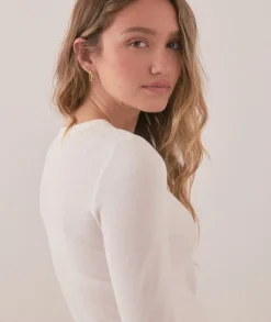 Lexi Rib Sun-In Longsleeve Crew Tee