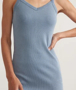 Lexi Rib Sun-In Spaghetti Strap Dress