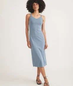 Lexi Rib Sun-In Spaghetti Strap Dress