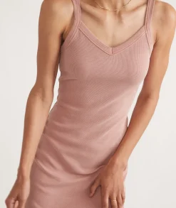 Lexi Rib Sun-In Spaghetti Strap Dress