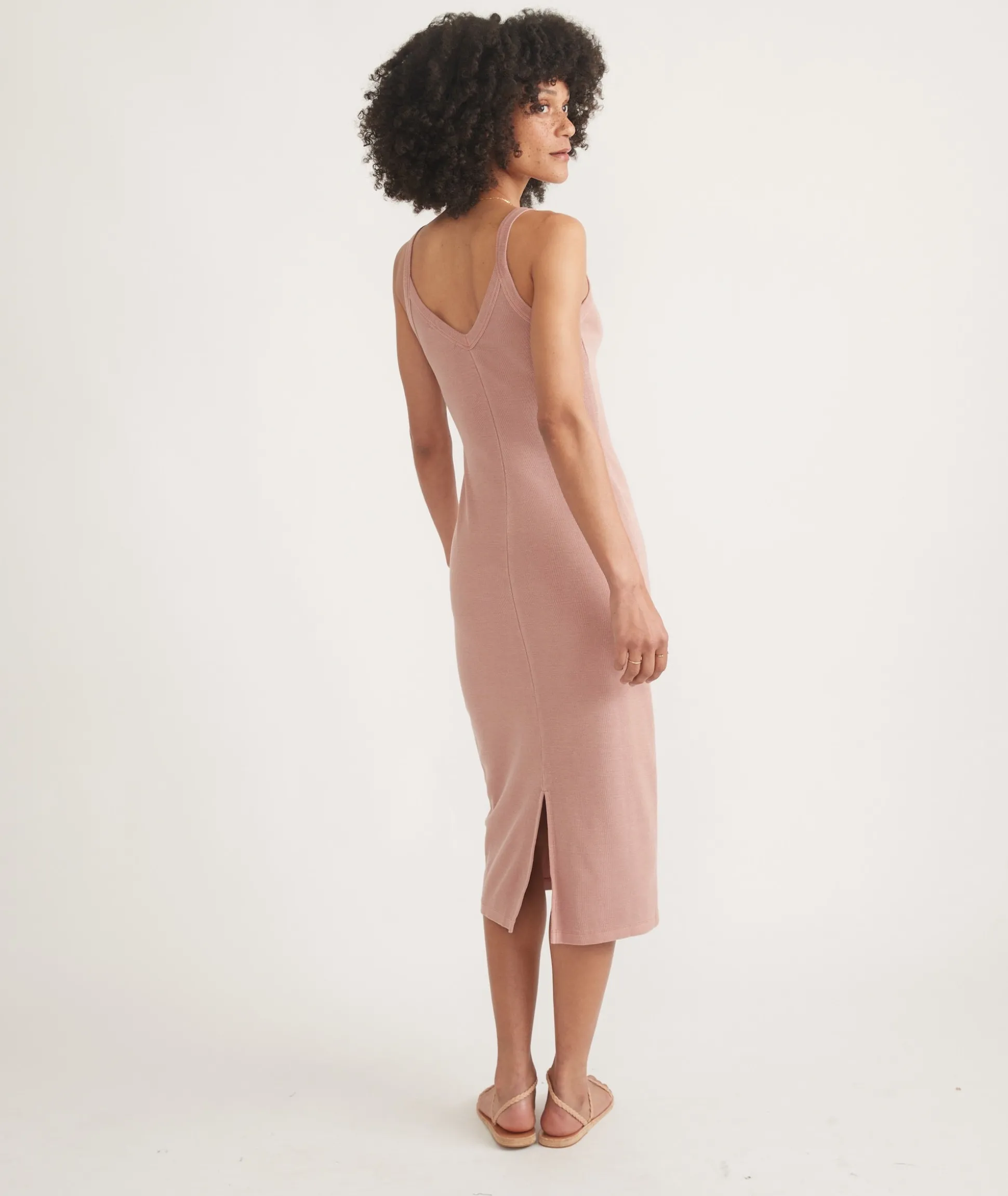 Lexi Rib Sun-In Spaghetti Strap Dress