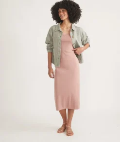Lexi Rib Sun-In Spaghetti Strap Dress