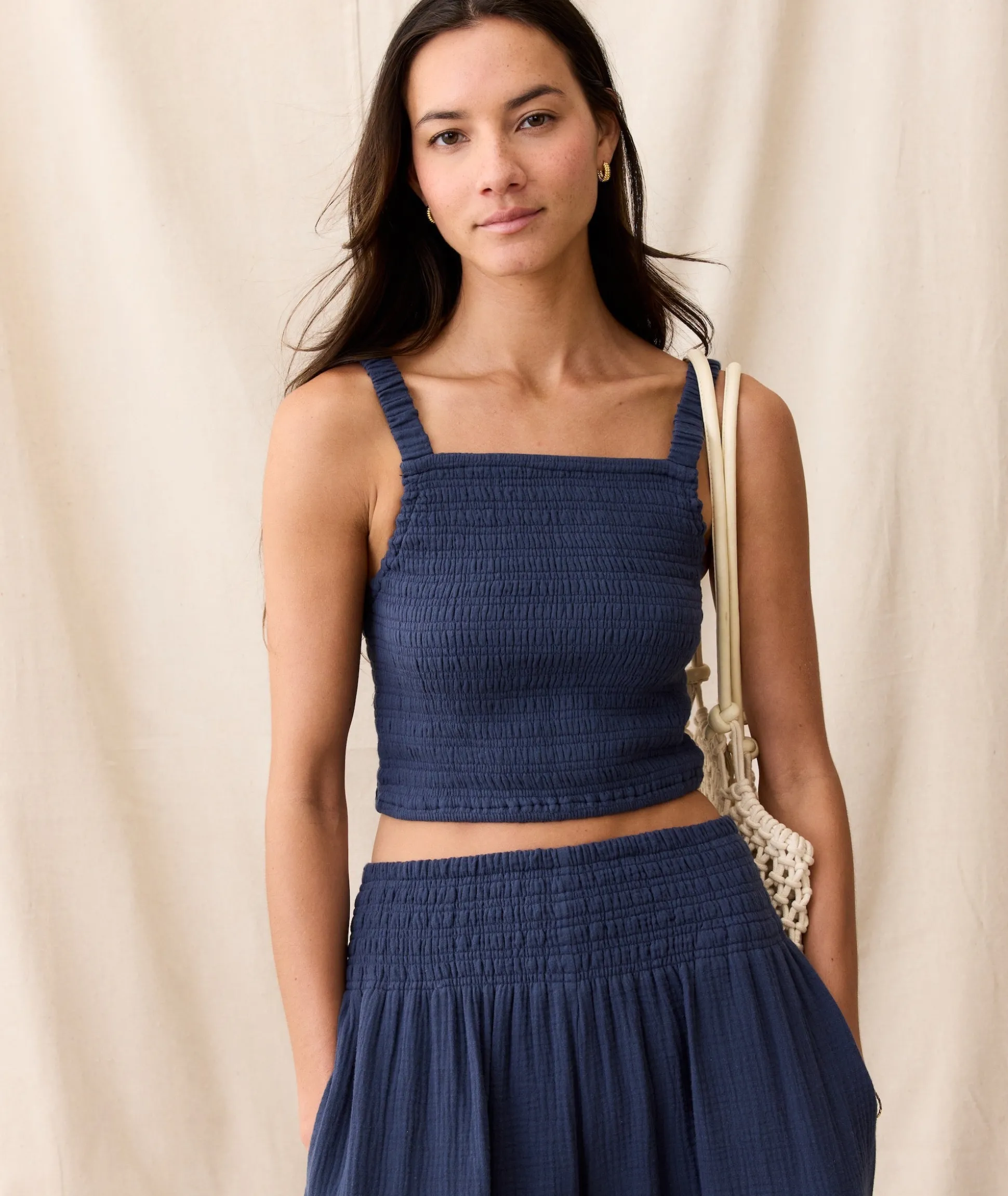Lila Double Cloth Tank