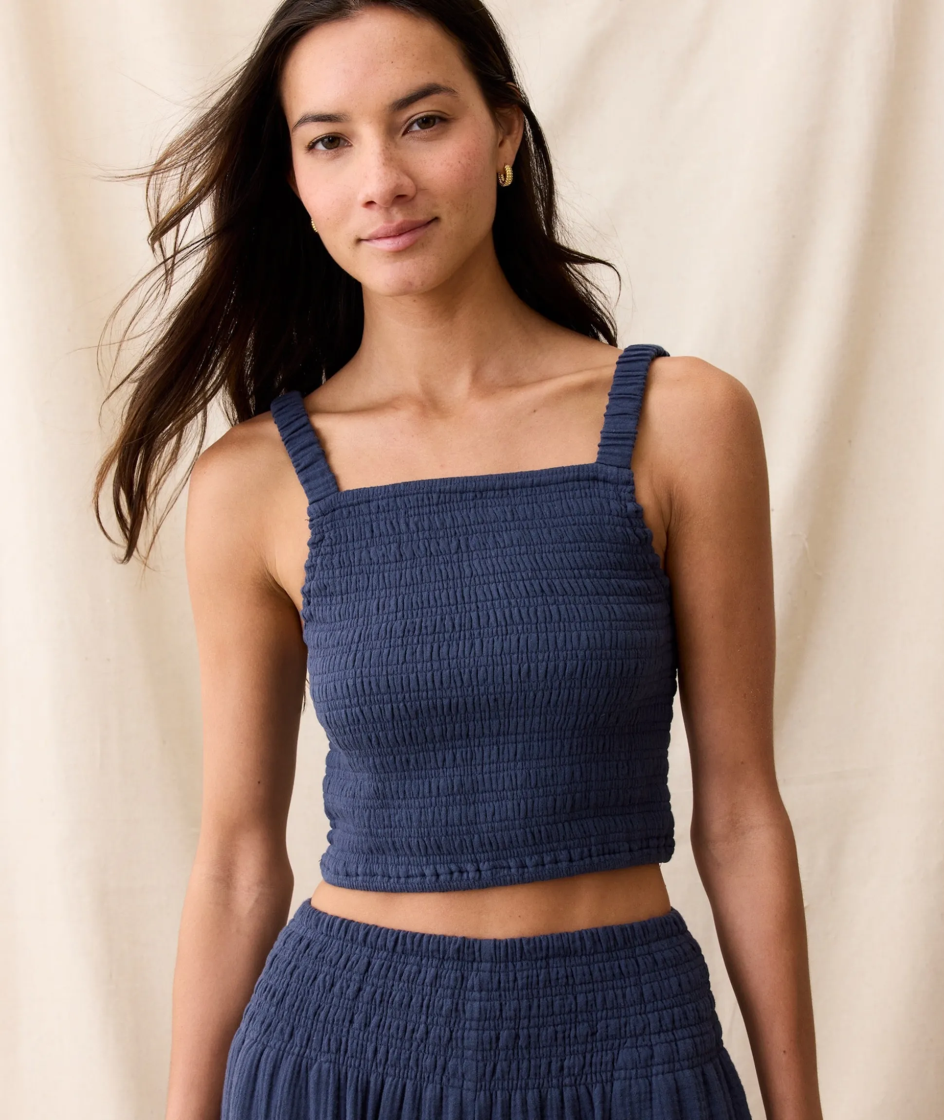 Lila Double Cloth Tank