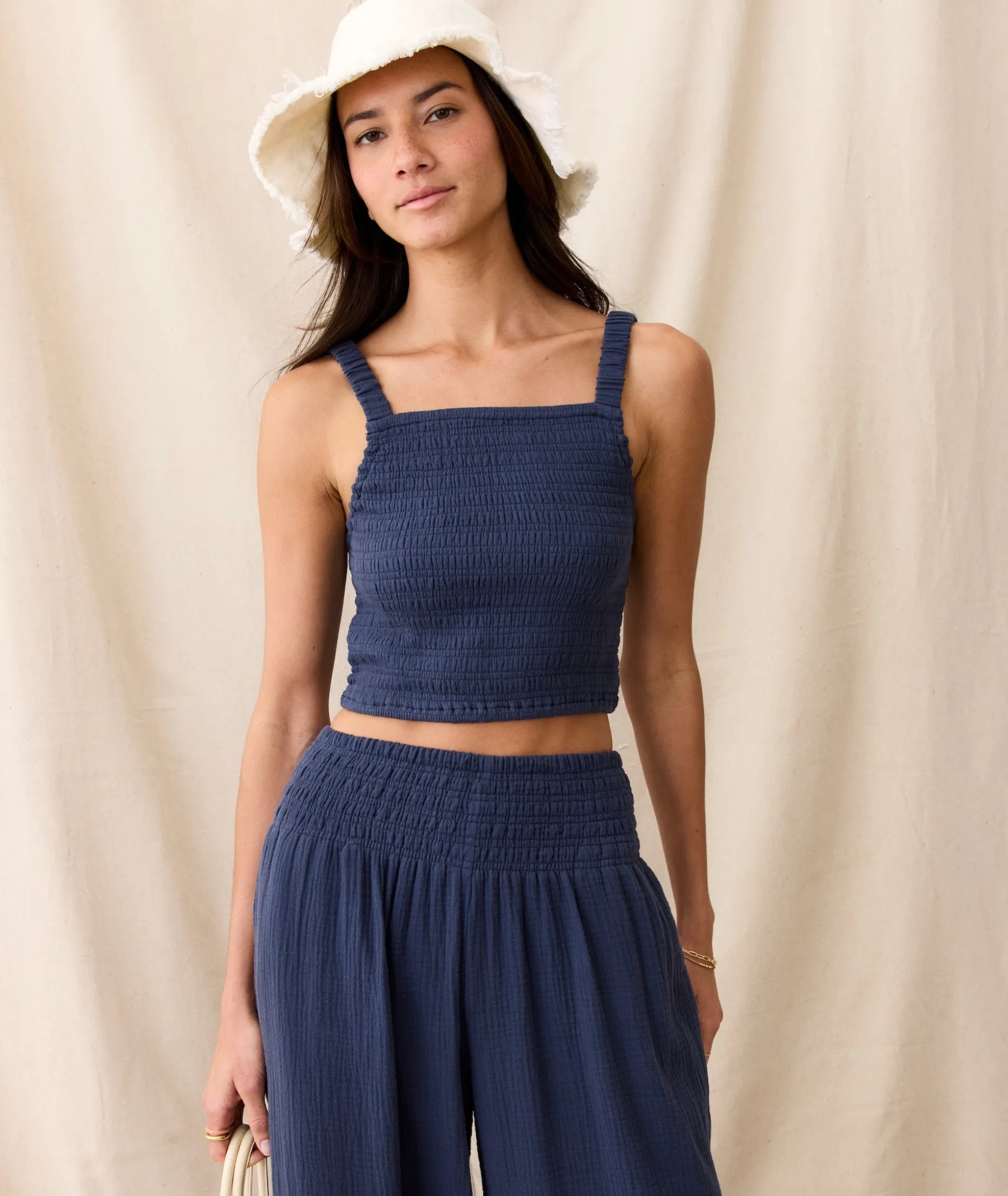 Lila Double Cloth Tank