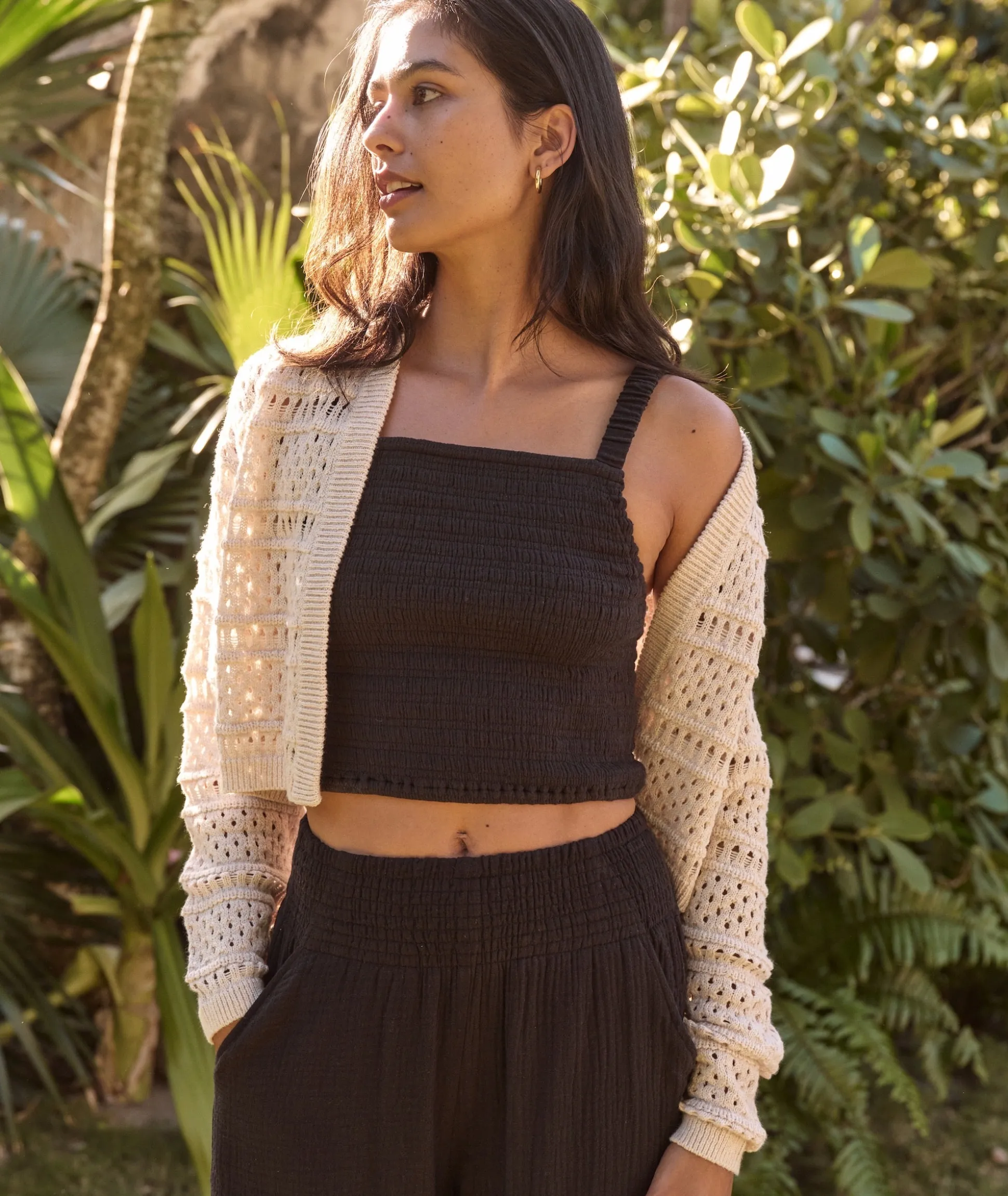 Lila Double Cloth Tank