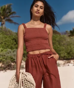 Lila Double Cloth Tank