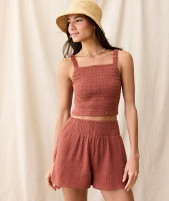 Lila Double Cloth Tank