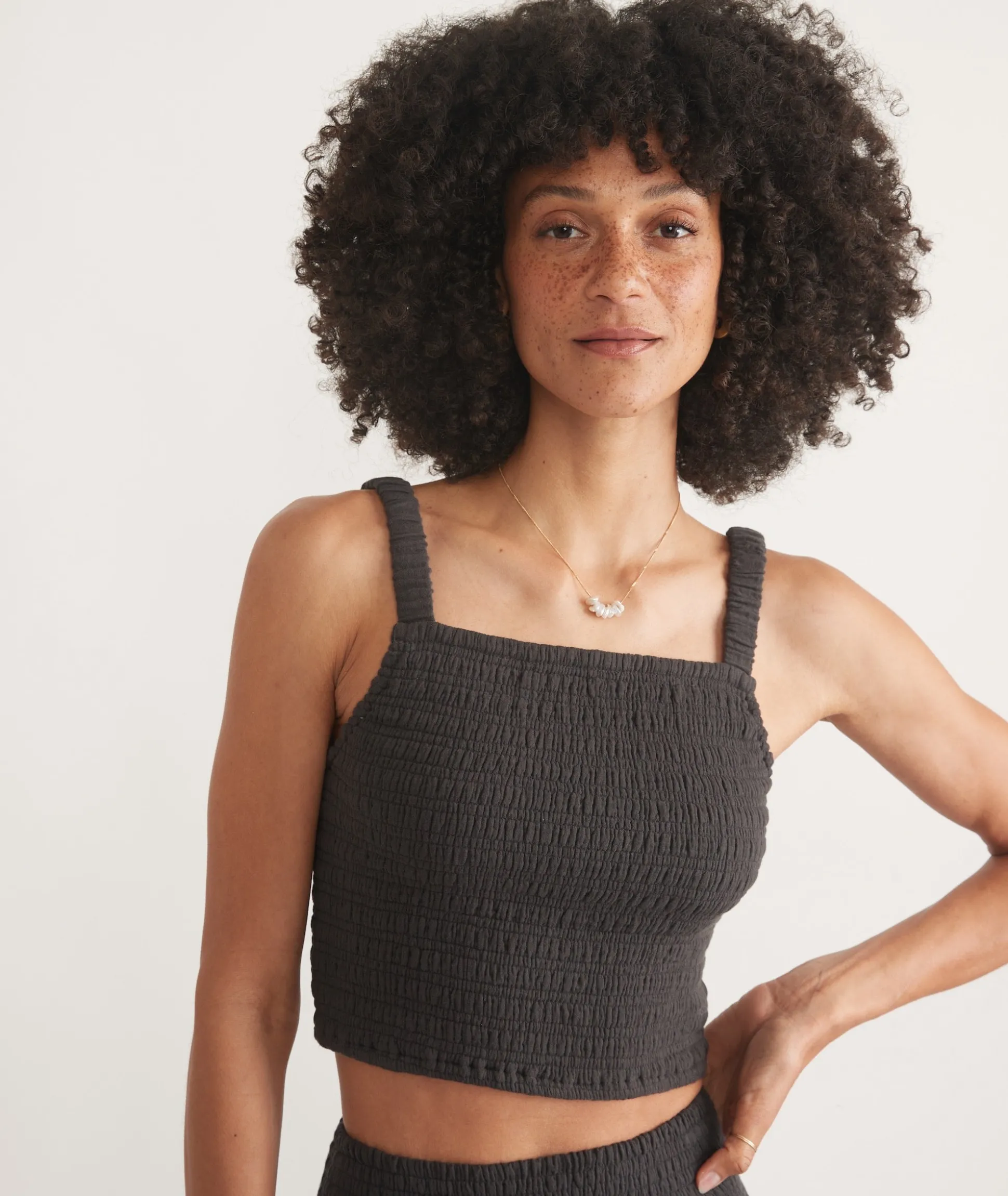 Lila Double Cloth Tank