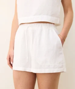Linen Drawstring Short