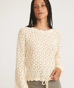 Manzanita Crochet Fringe Sweater