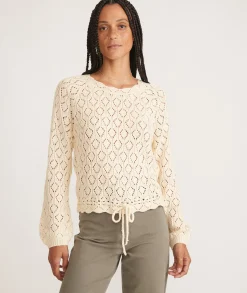 Manzanita Crochet Fringe Sweater