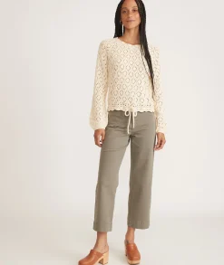 Manzanita Crochet Fringe Sweater