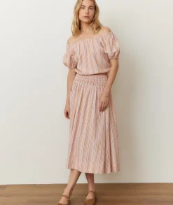 Marella Seersucker Crop Blouse