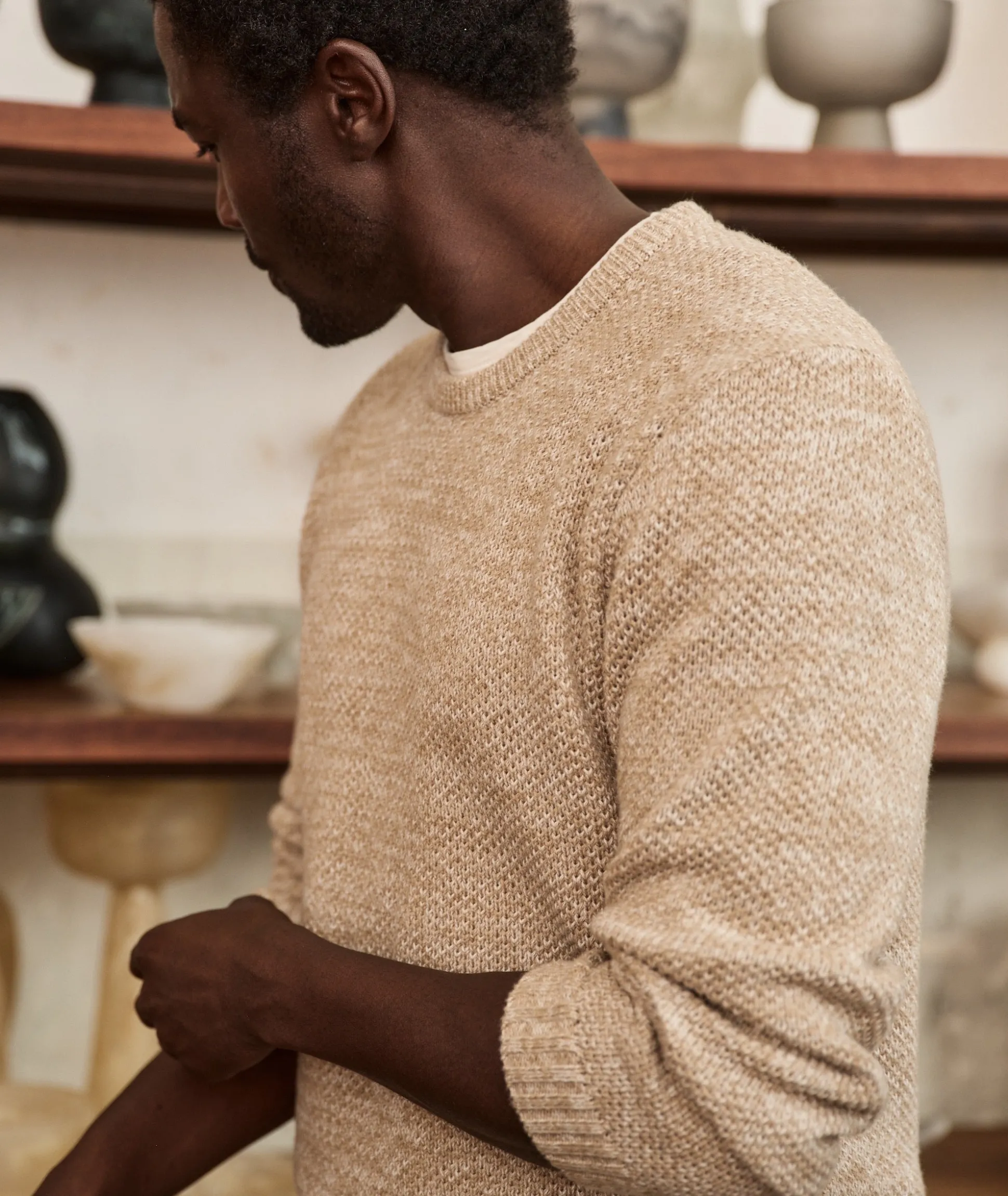 Marl Crew Sweater