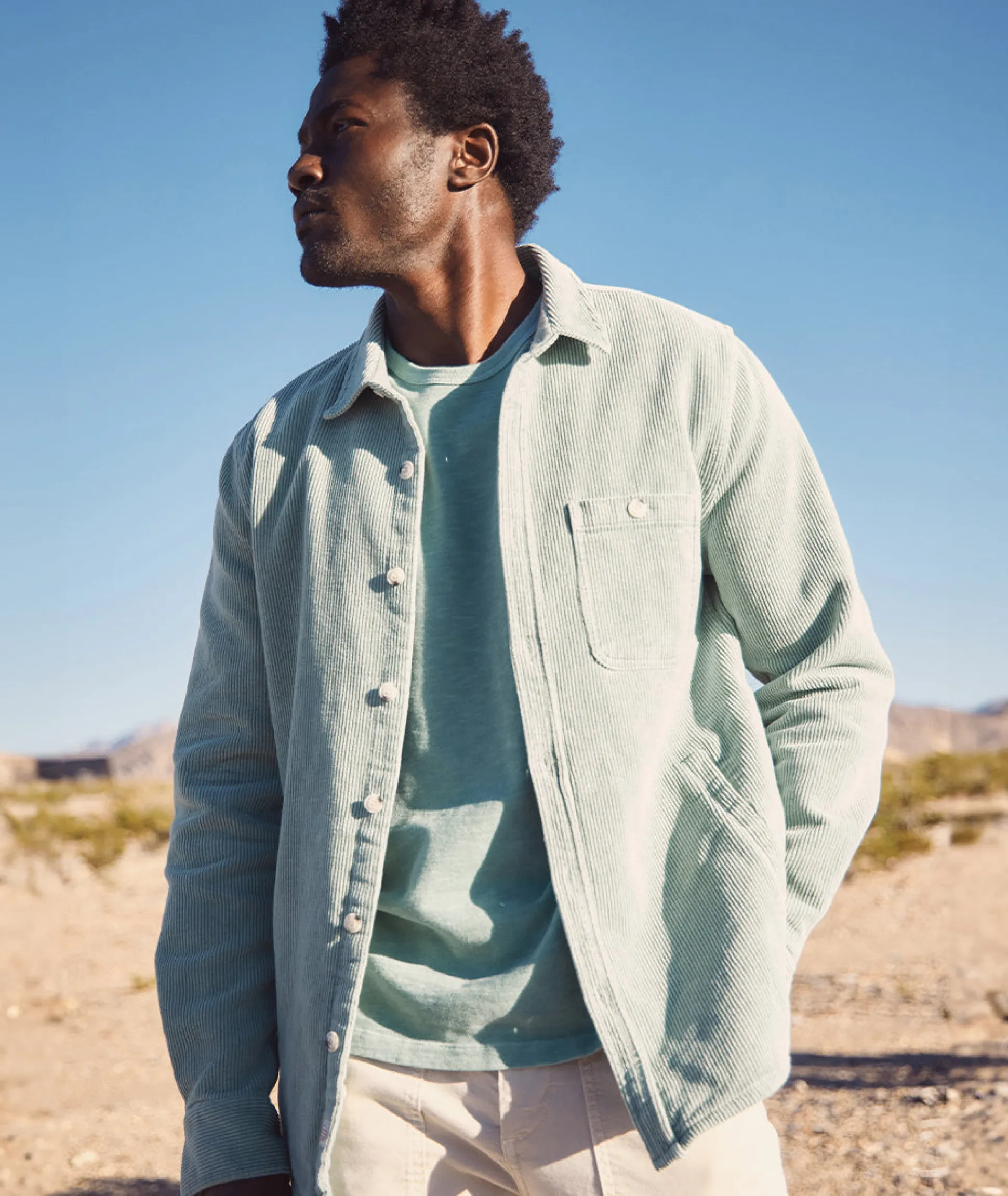 Max Broken In Corduroy Overshirt
