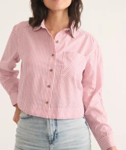 Mila Straight Hem Button Down