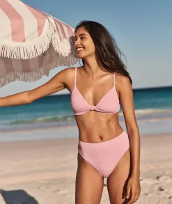 ML x Andie Santorini Bikini Top in Seersucker