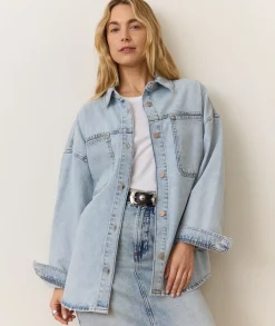 Molly Oversized Denim Shirt Jacket