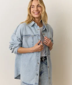 Molly Oversized Denim Shirt Jacket