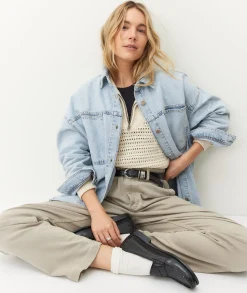 Molly Oversized Denim Shirt Jacket