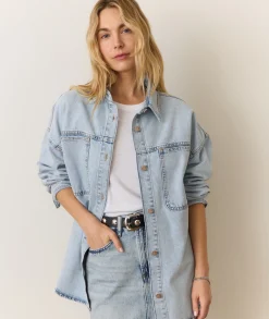 Molly Oversized Denim Shirt Jacket