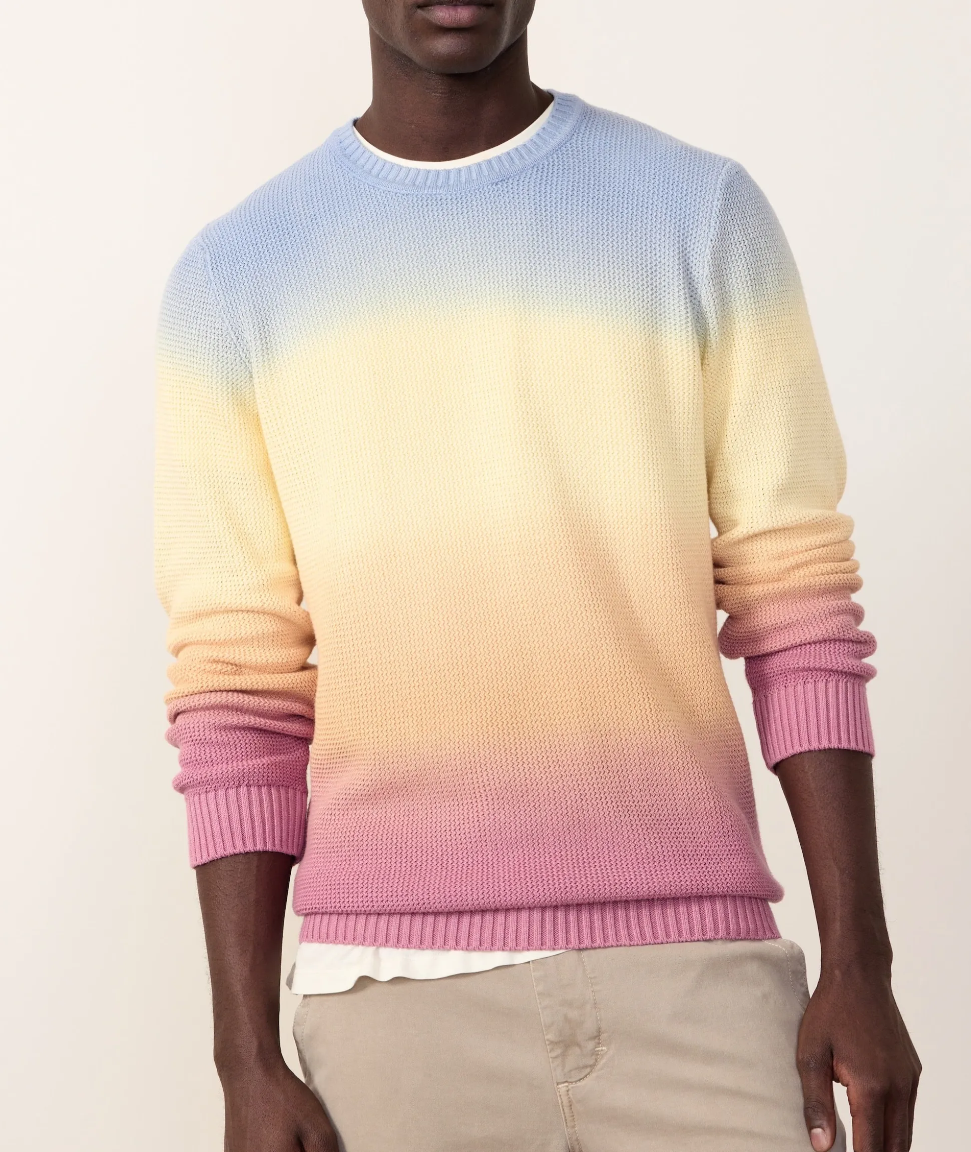 Ombre Crew Sweater