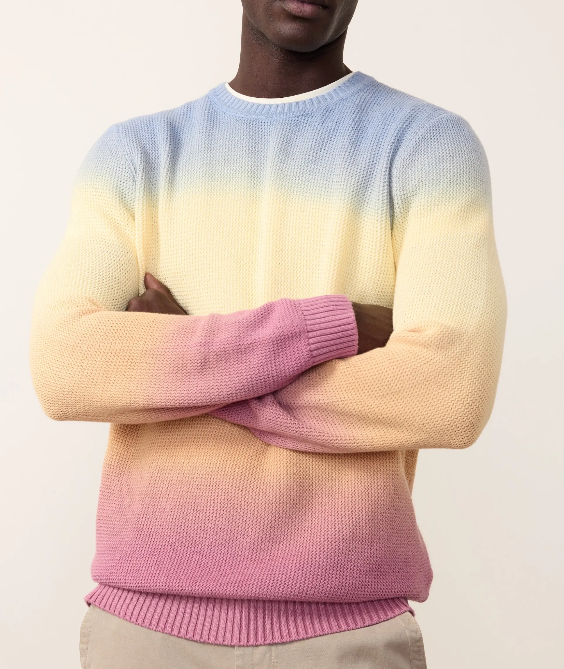 Ombre Crew Sweater