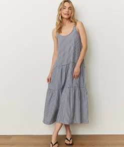Poppy Seersucker Maxi Dress