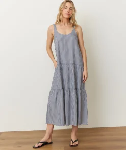 Poppy Seersucker Maxi Dress