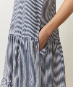 Poppy Seersucker Maxi Dress
