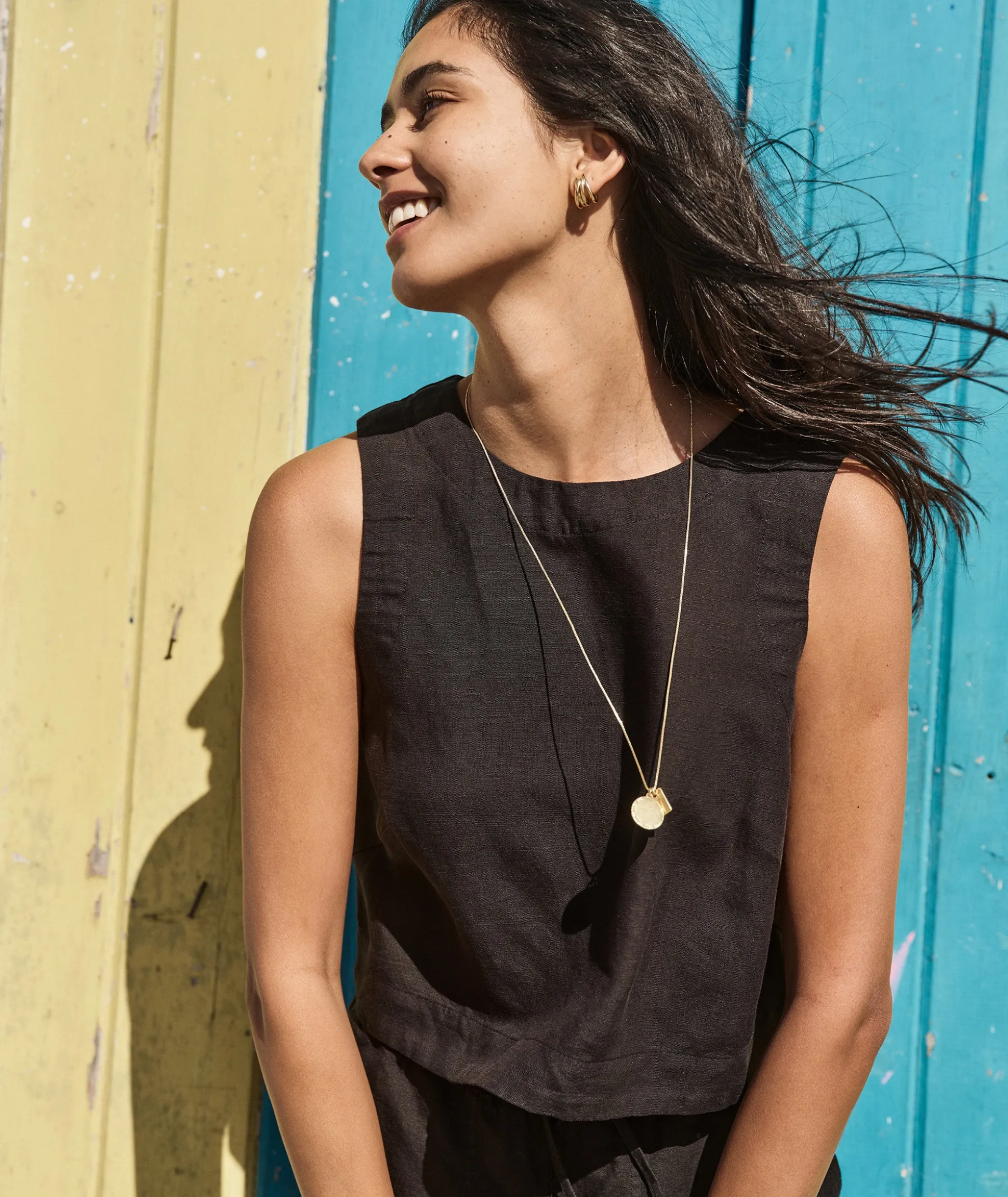 Quinn Linen Tank