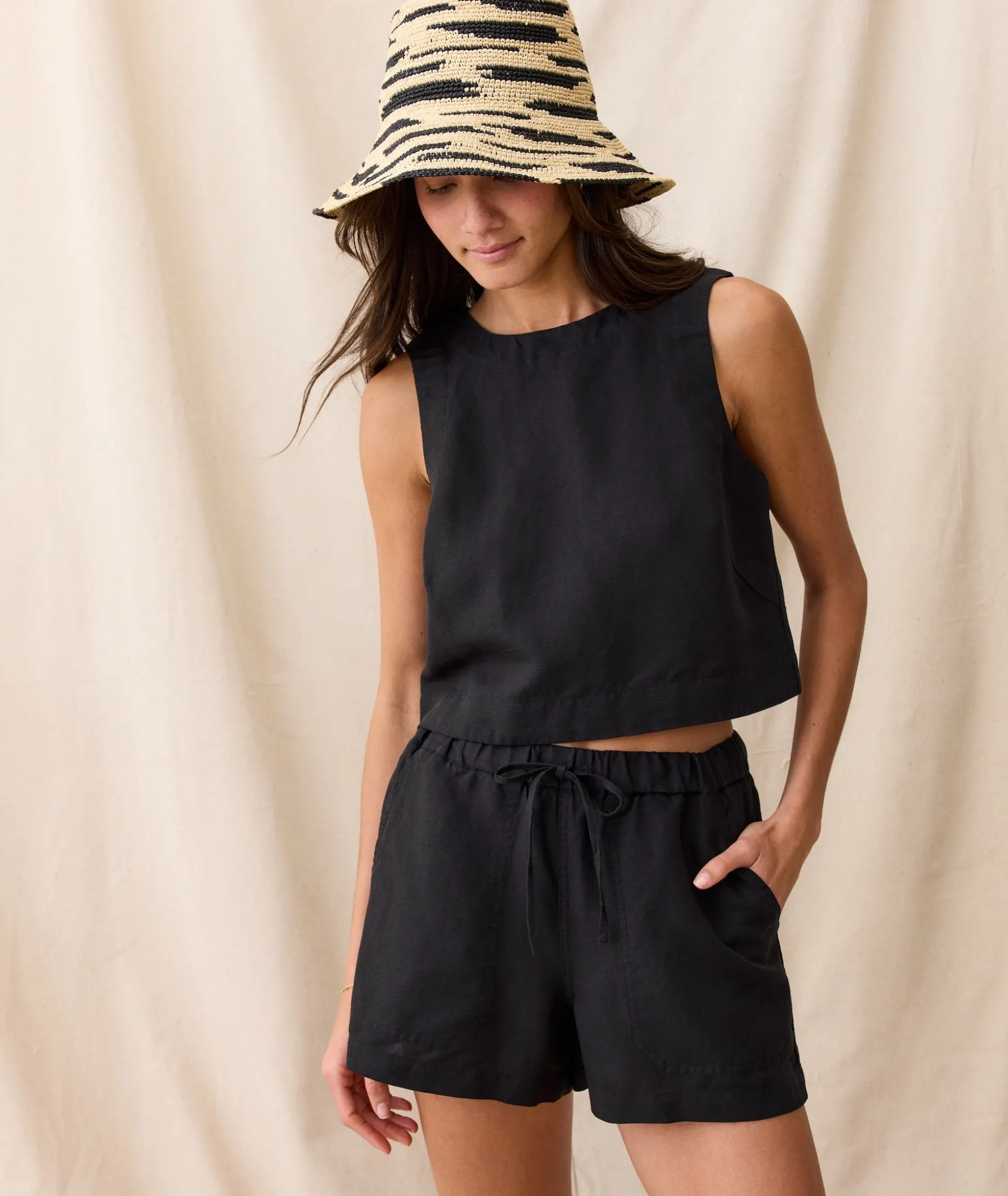 Quinn Linen Tank