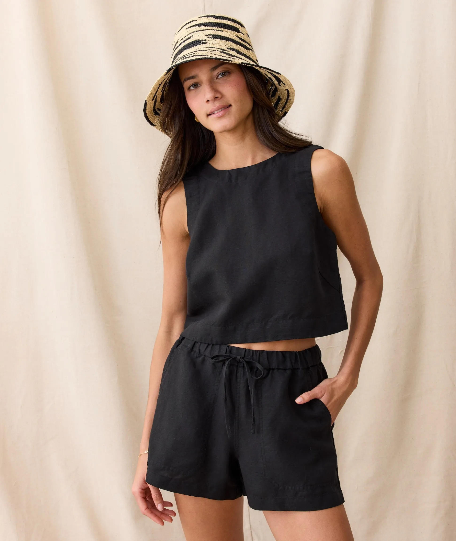 Quinn Linen Tank