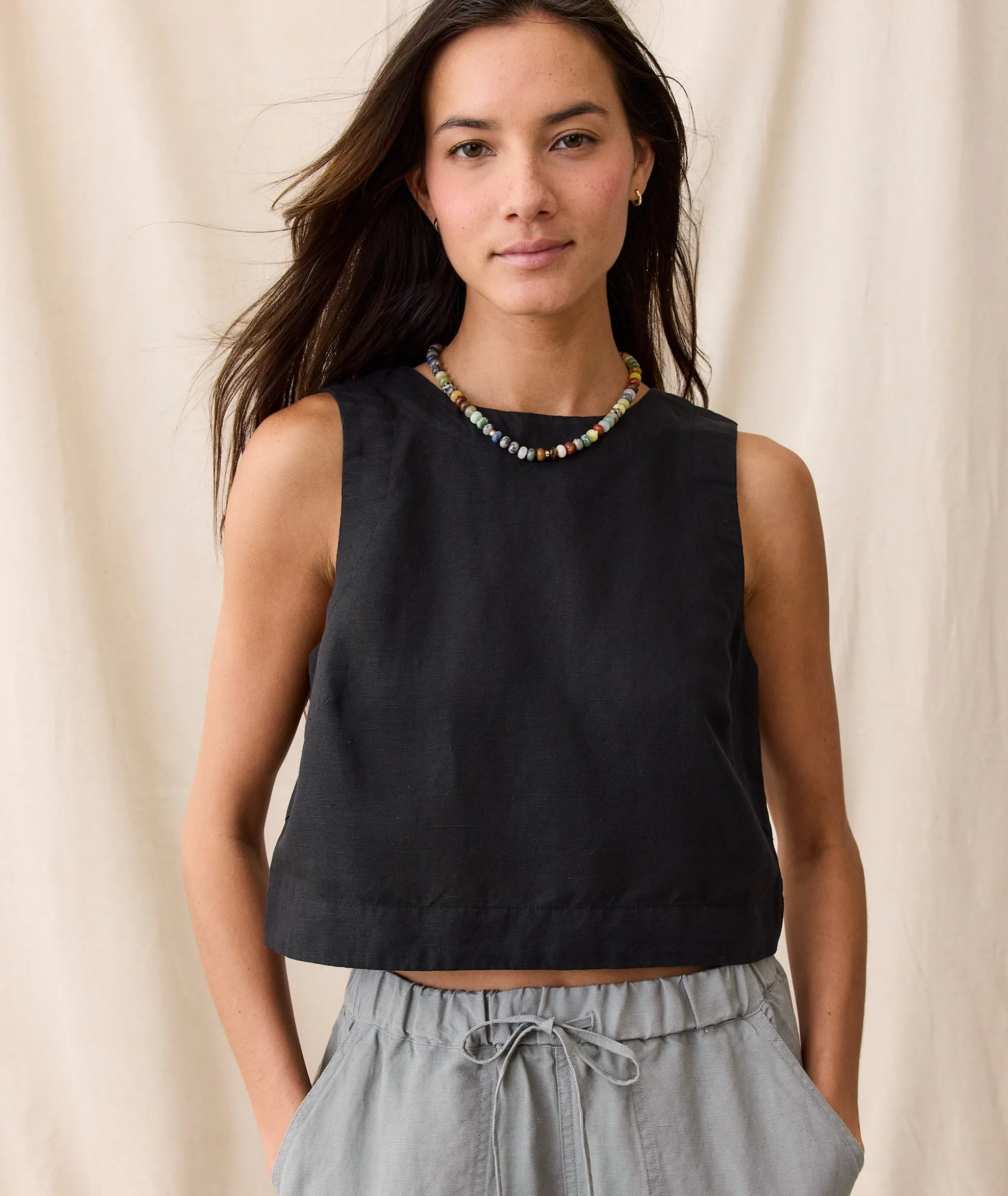 Quinn Linen Tank