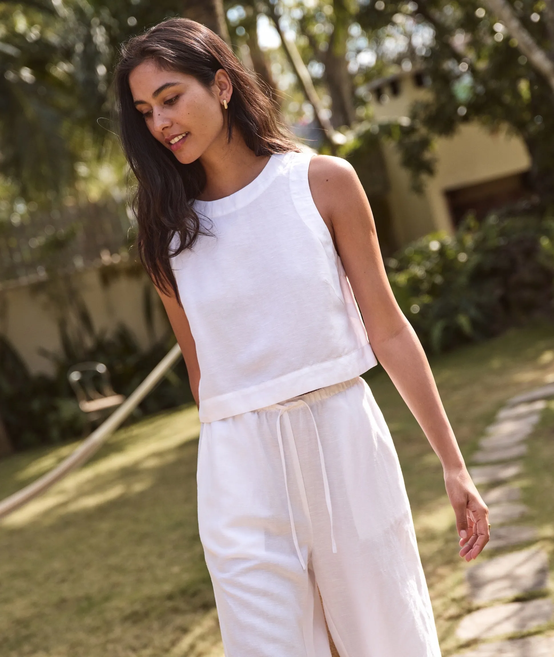 Quinn Linen Tank