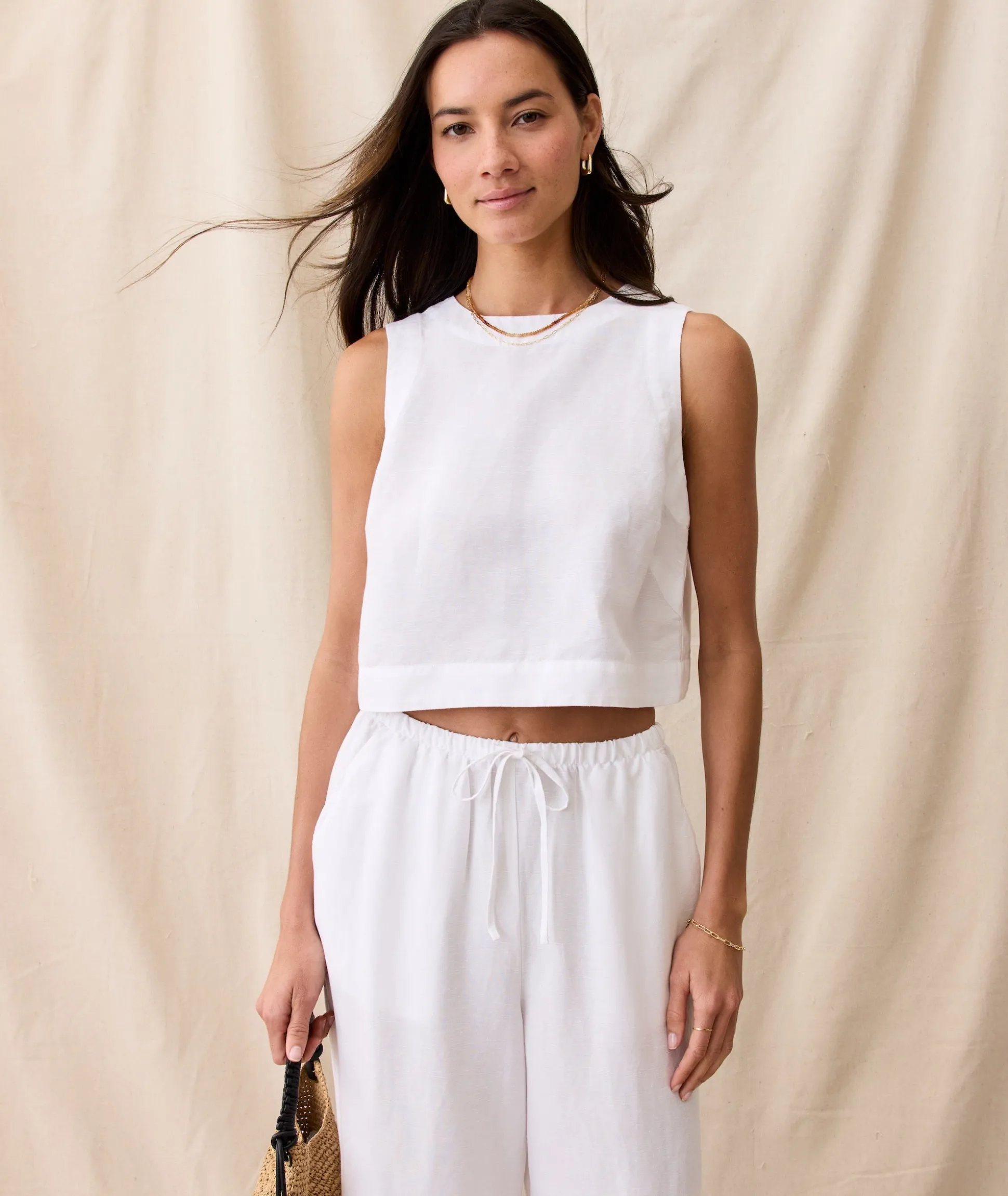 Quinn Linen Tank