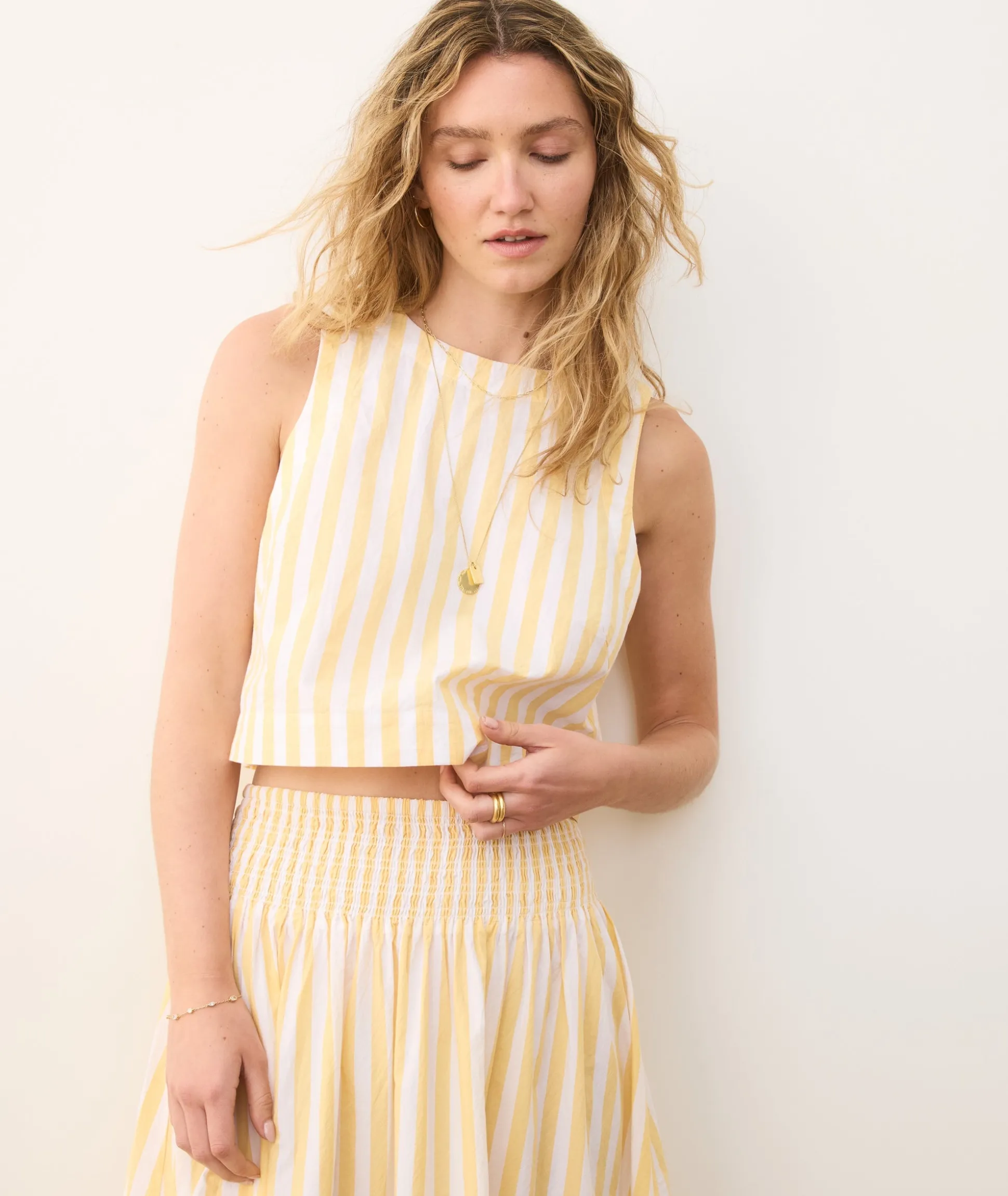 Quinn Poplin Tank
