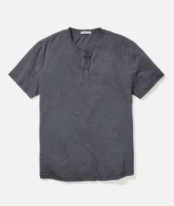 Relaxed Hemp Cotton Henley