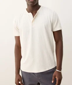Relaxed Hemp Cotton Henley