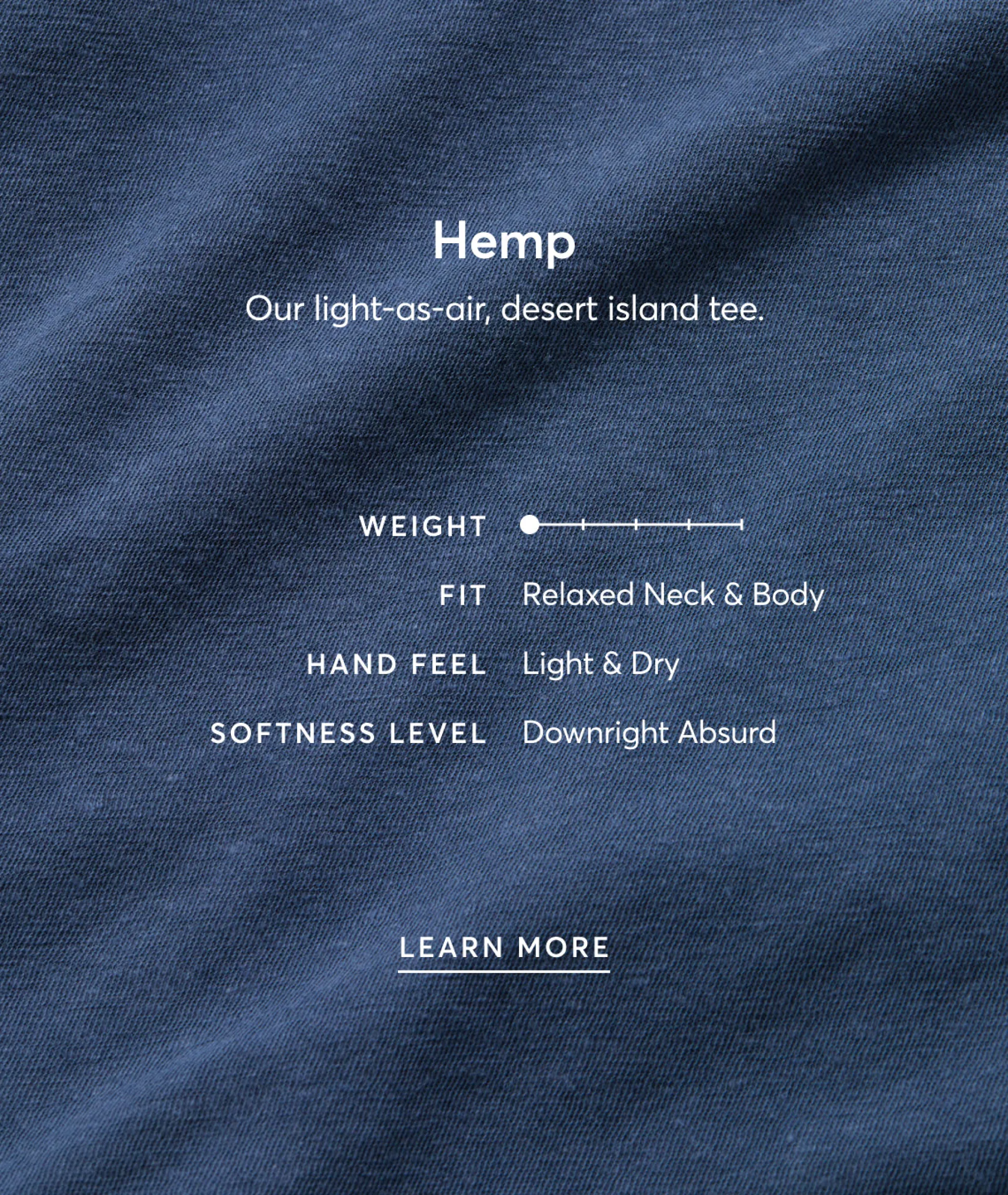 Relaxed Hemp Cotton Tee