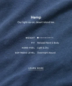 Relaxed Hemp Graphic Tee