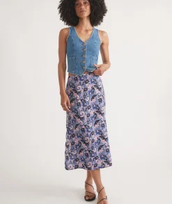 Ryan Slip Midi Skirt