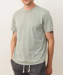 Saddle Hem Crew Tee