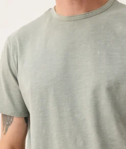 Saddle Hem Crew Tee