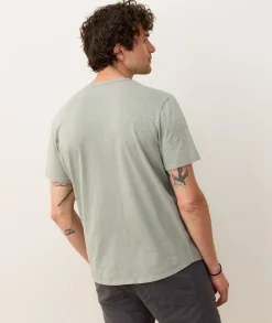 Saddle Hem Crew Tee