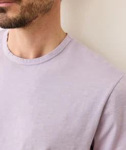 Saddle Hem Crew Tee