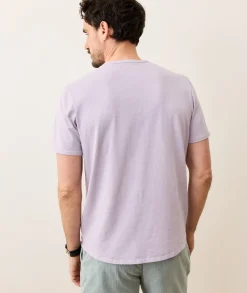 Saddle Hem Crew Tee