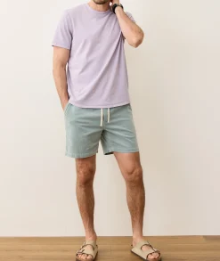 Saddle Hem Crew Tee