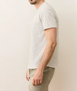 Saddle Hem Crew Tee